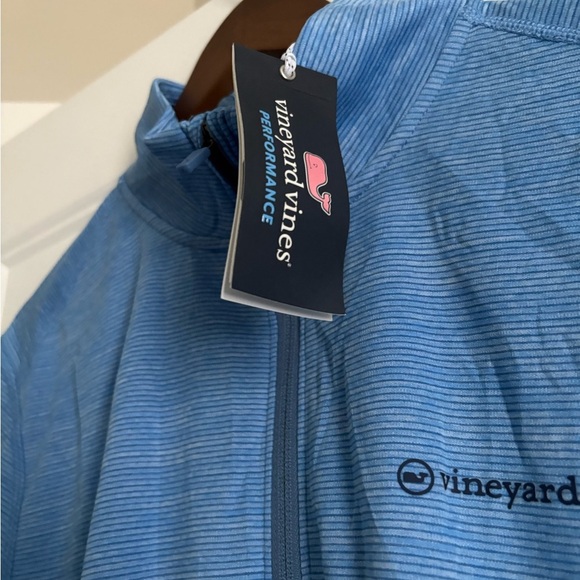 Vineyard Blue Quarter-Zip Pullover XL nwt - Picture 3 of 7
